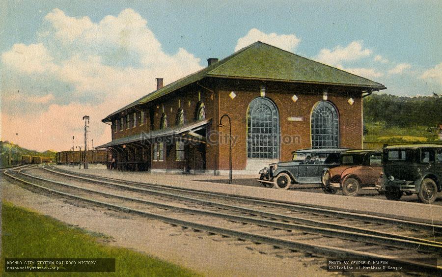 Postcard: Maine Central Railroad Depot, Rumford, Maine